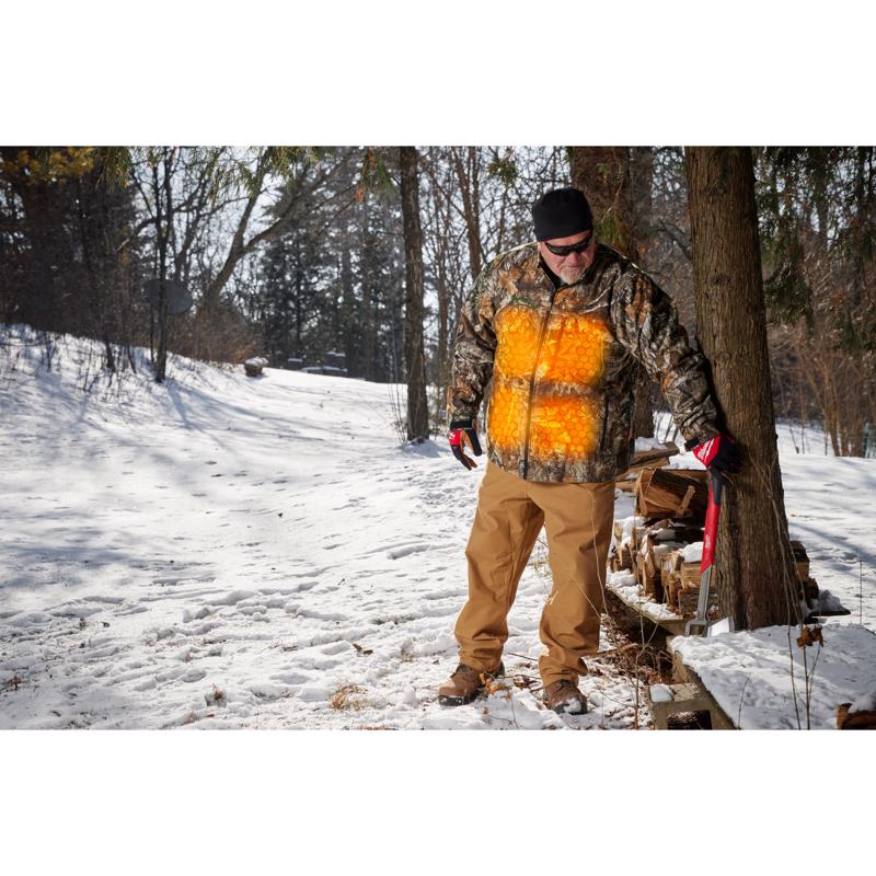 Milwaukee XXXL Unisex Heated Jacket Kit Brown/Camo