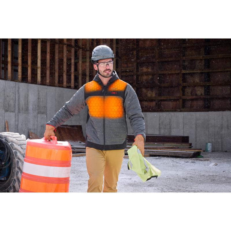 Milwaukee M Unisex Heated Jacket Kit Gray