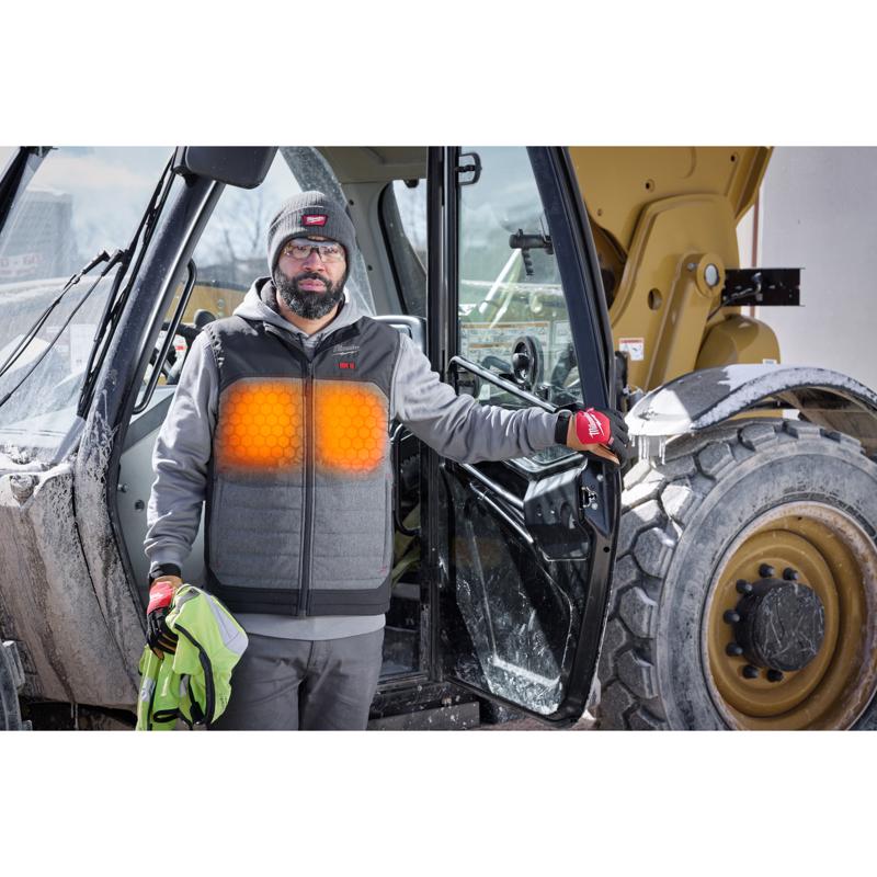 Milwaukee S Unisex Heated Vest Kit Gray