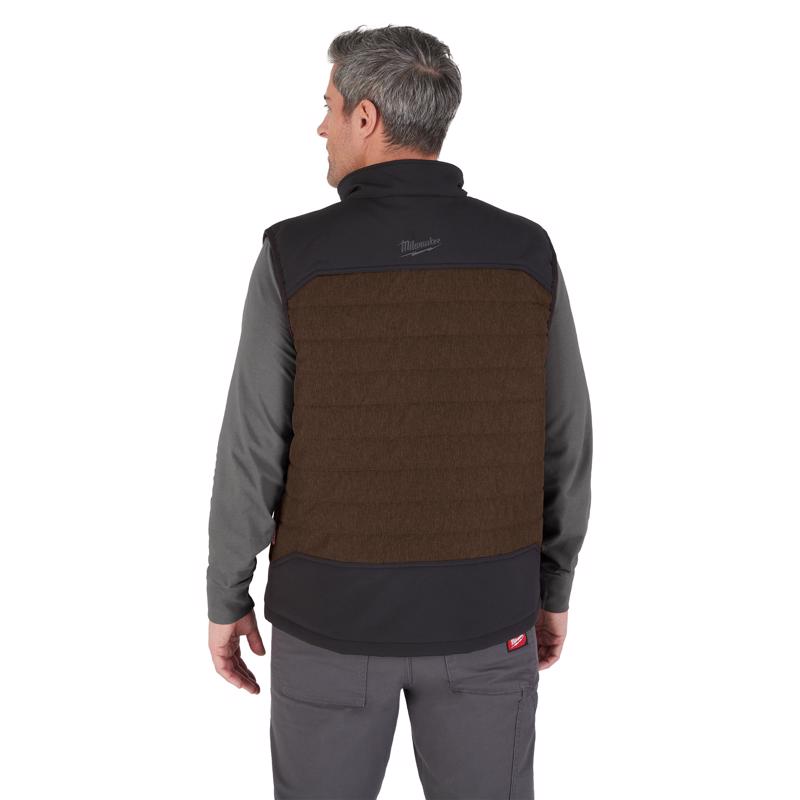 Milwaukee M Unisex Heated Vest Kit Brown