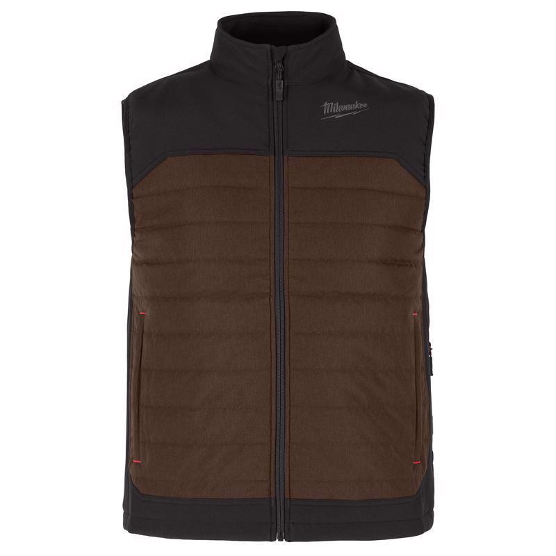 Milwaukee XXL Unisex Heated Vest Kit Brown