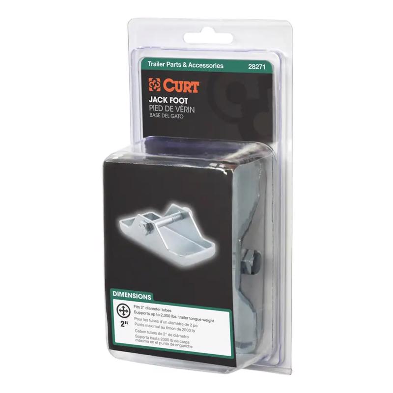 CURT 2000 lb For Trailer Jack Base Foot Plate