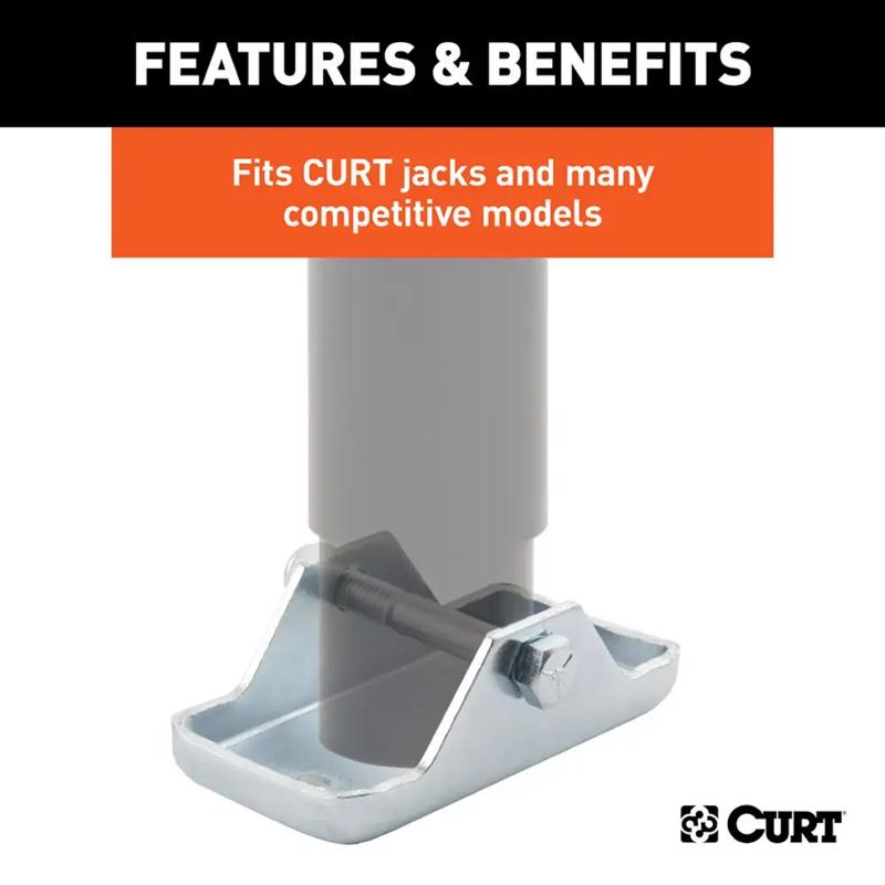 CURT 2000 lb For Trailer Jack Base Foot Plate
