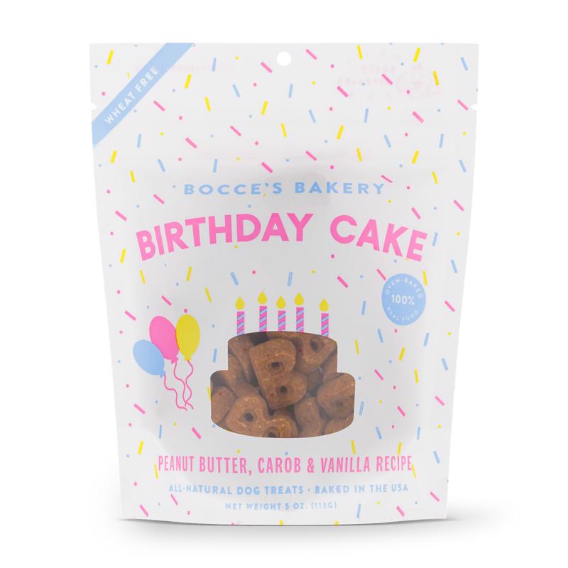 Bocce's Birthday Cake Biscuit For Dogs 5 oz