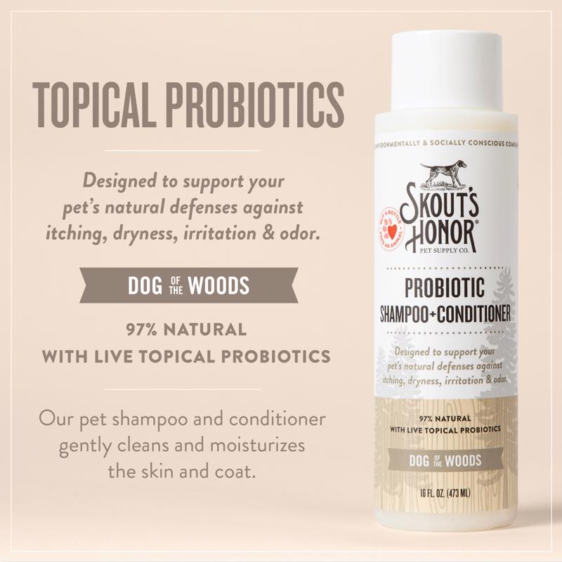 Skout's Honor Sandalwood Vanilla Cat/Dog Shampoo and Conditioner 16 oz