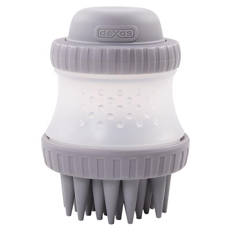 Dexas ScrubBuster Gray Cat/Dog Grooming Brush