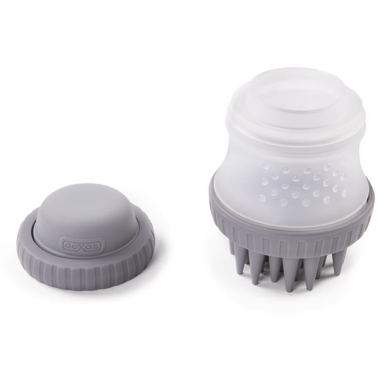 Dexas ScrubBuster Gray Cat/Dog Grooming Brush