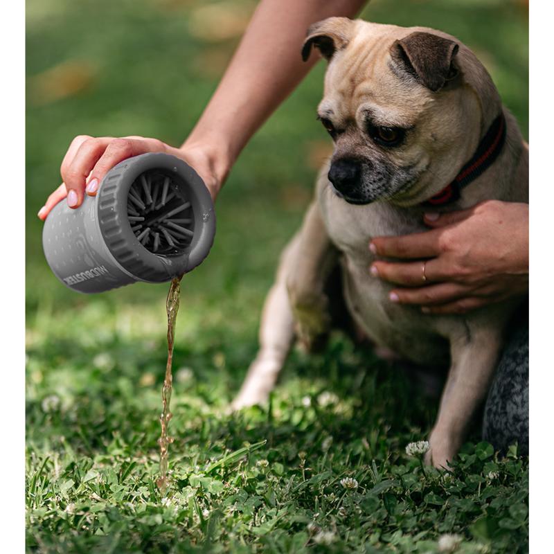 Dexas MudBuster Gray Dog Paw Cleaner