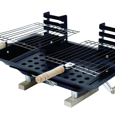 Marsh Allen 18 in. Hibachi Charcoal Grill Black