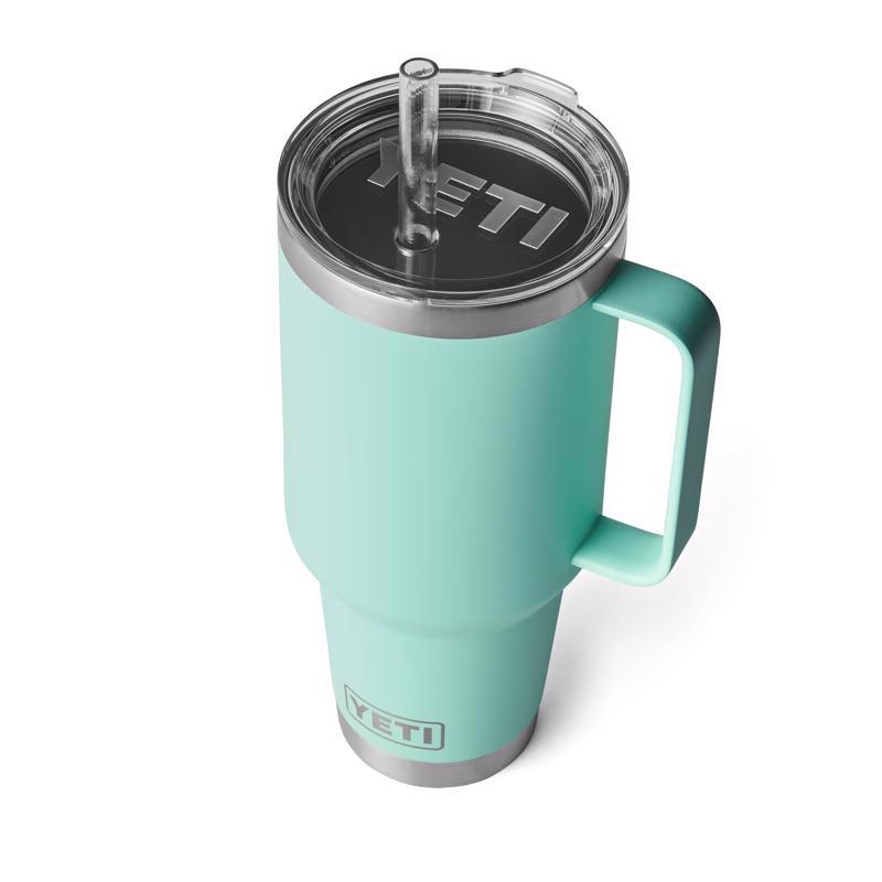 YETI Rambler 42 oz Seafoam BPA Free Straw Mug