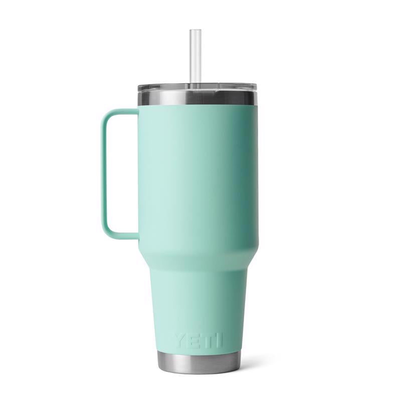 YETI Rambler 42 oz Seafoam BPA Free Straw Mug