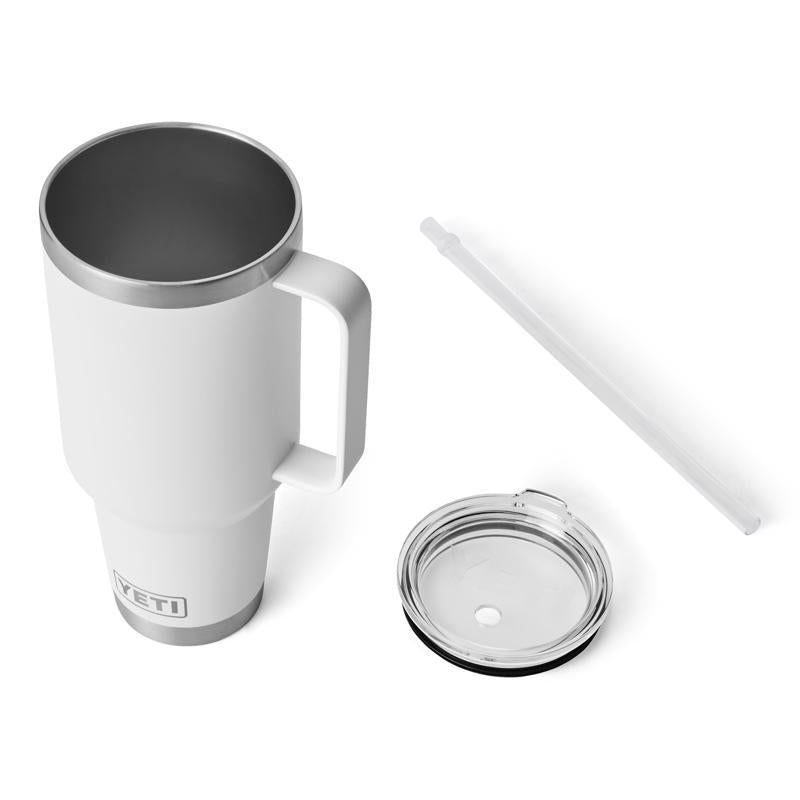YETI Rambler 42 oz White BPA Free Straw Mug