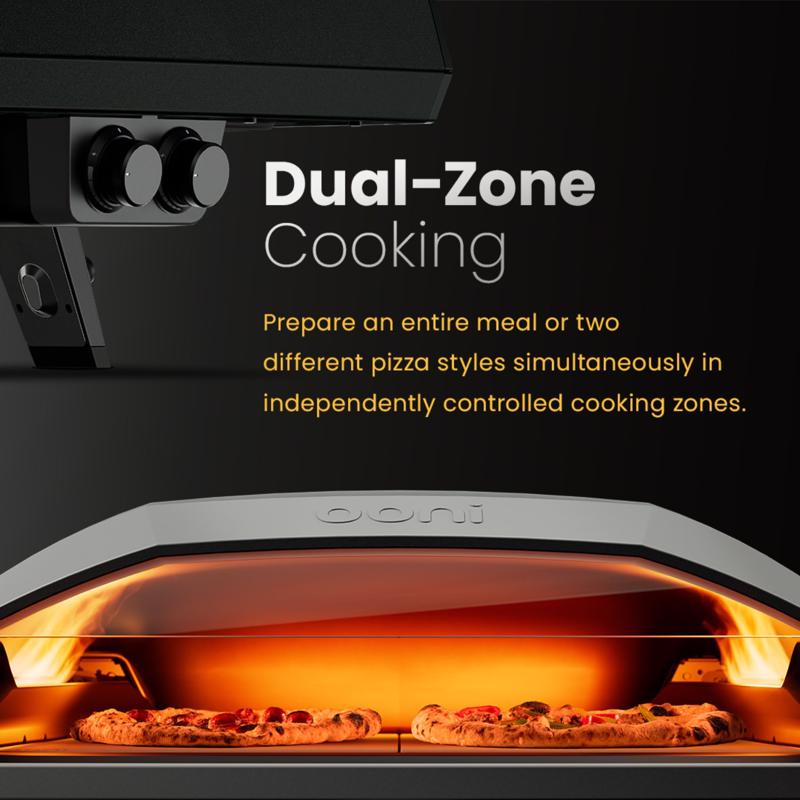 Ooni Koda 2 Max 24 in. Propane Gas Outdoor Pizza Oven Foundry Black