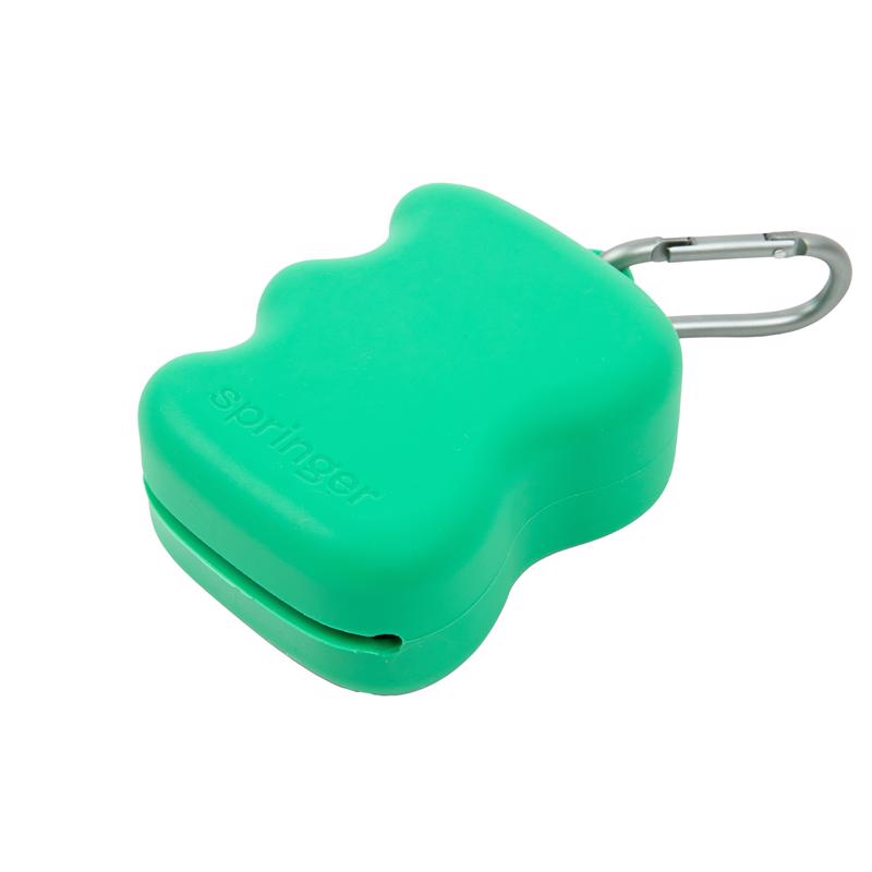Springer Green Rubber Treat Pouch