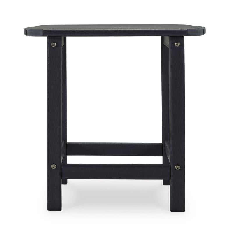 Signature Design by Ashley Sundown Treasure Black Square HDPE Contemporary End Table