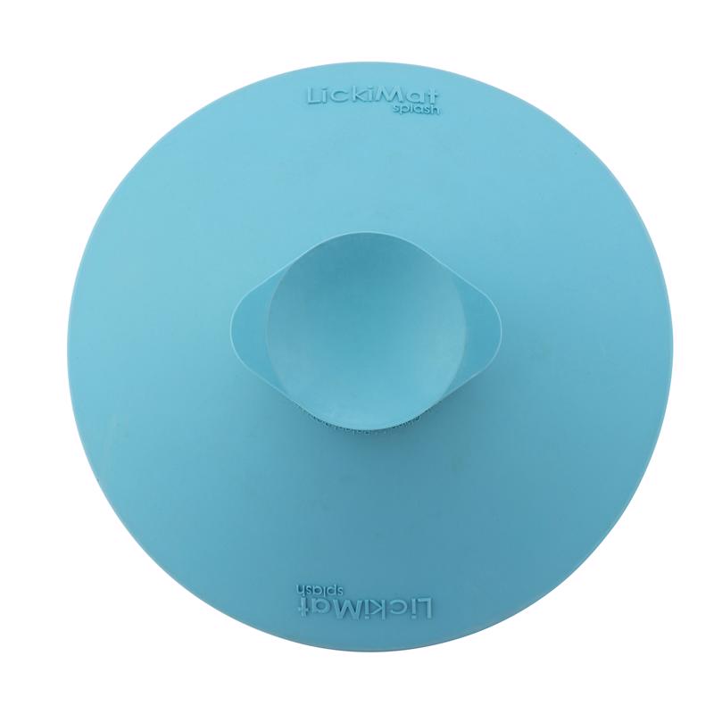 LickiMat Splash Blue Rubber Slow Feeder For Dogs