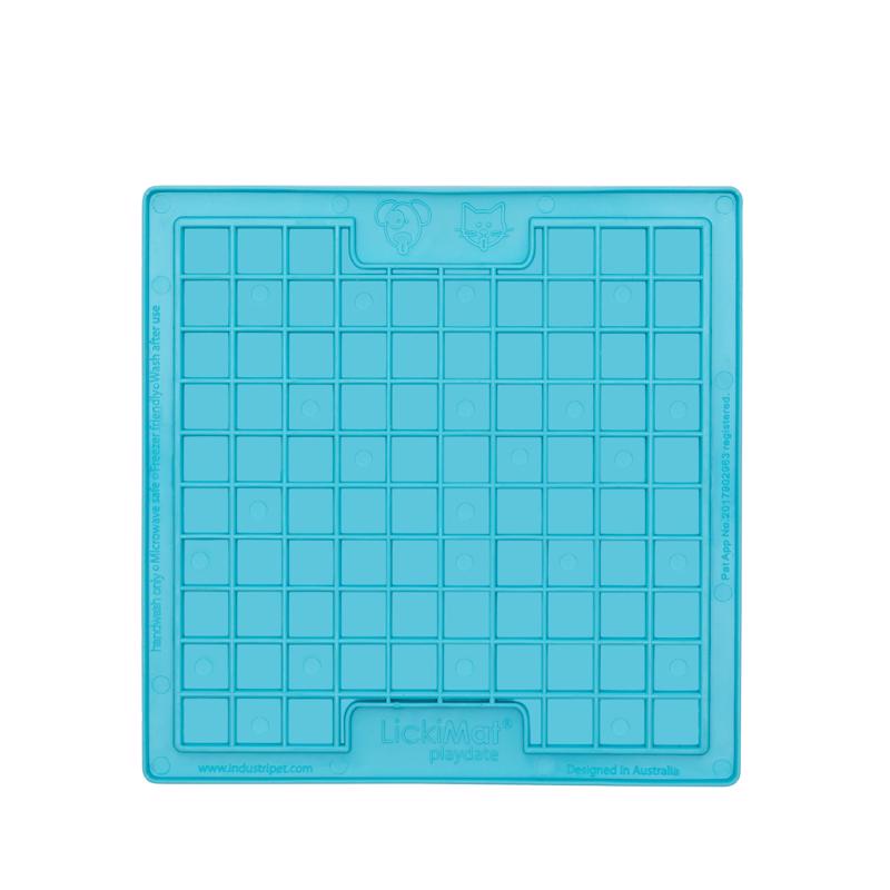 LickiMat Playdate Turquoise Rubber Slow Feeder For Dogs