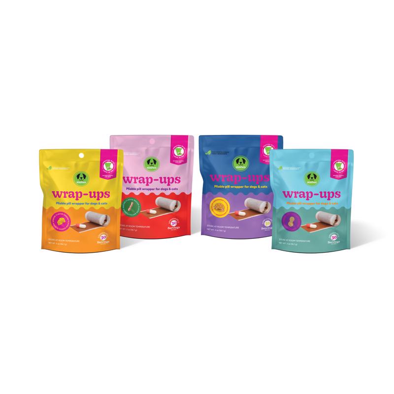 Stashios Wrap-Ups Peanut Butter Grain Free Pill Pockets For Dogs 2 oz