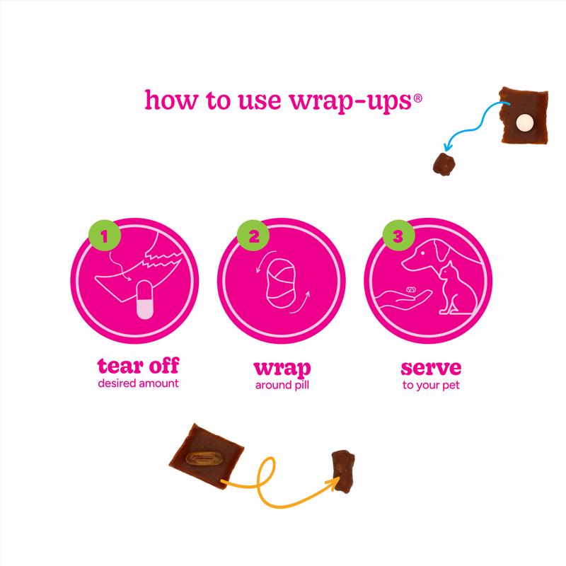 Stashios Wrap-Ups Cheese Grain Free Pill Pockets For Dogs 2 oz