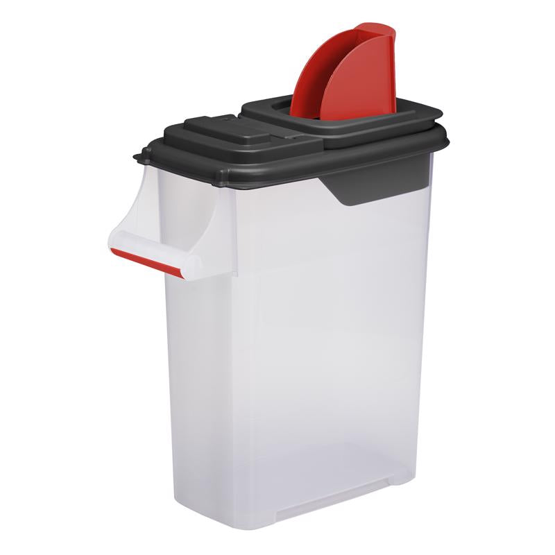 Grill Mark Polypropylene Storage Bin/Lid 20 lb. capacity 19 in. L X 10 in. W