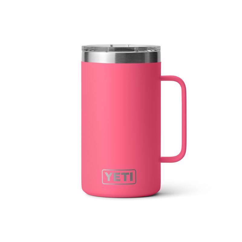 YETI Rambler 24 oz Tropical Pink BPA Free Mug with MagSlider Lid