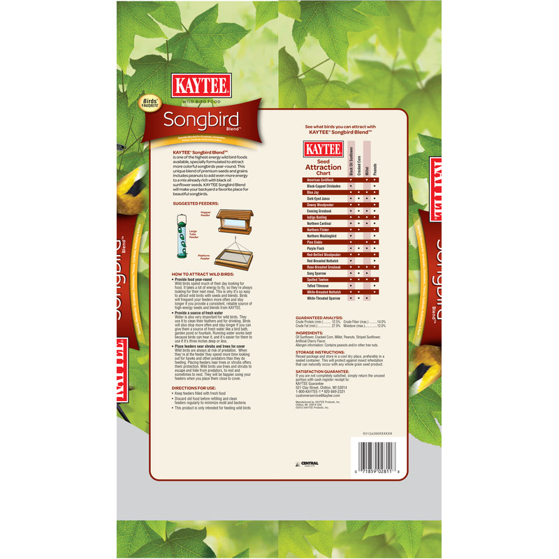 Kaytee Songbird Blend Wild Bird Food 7 lb