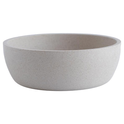 Loopy Products Cream Molded Bamboo 4 cups Pet Bowl For All Pets