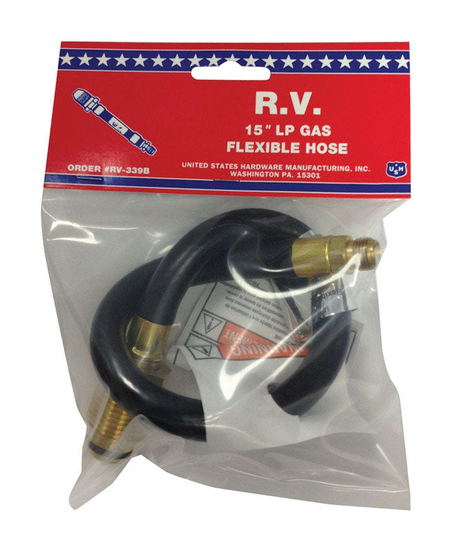 US Hardware 15 in. L Pigtail Propane Hose Connector