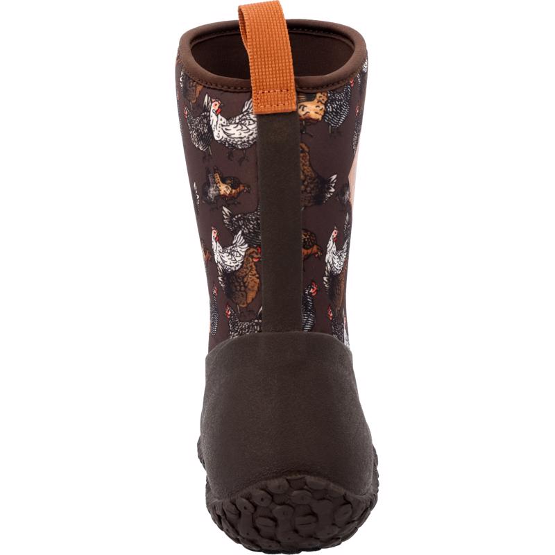 The Original Muck Boot Company Muckster II Mid Women's Chicken Print Waterproof Boots 8 US Brown 1 p