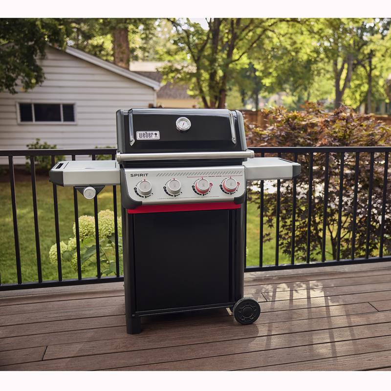 Weber Spirit E-435 4 Burner Liquid Propane Grill Black