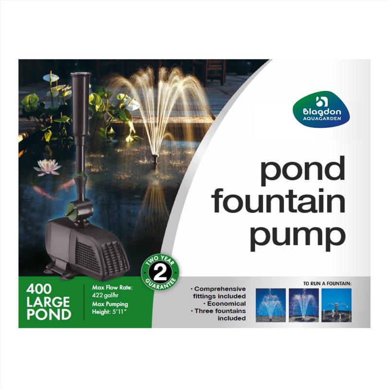 Pennington Aquagarden Plastic 400 gph Fountain Pump