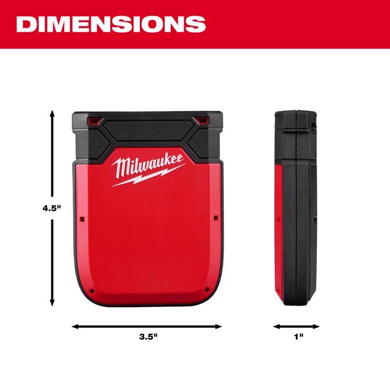 Milwaukee M12 One Size Fits All Unisex Heated Gear Power Source w/ App Control Red