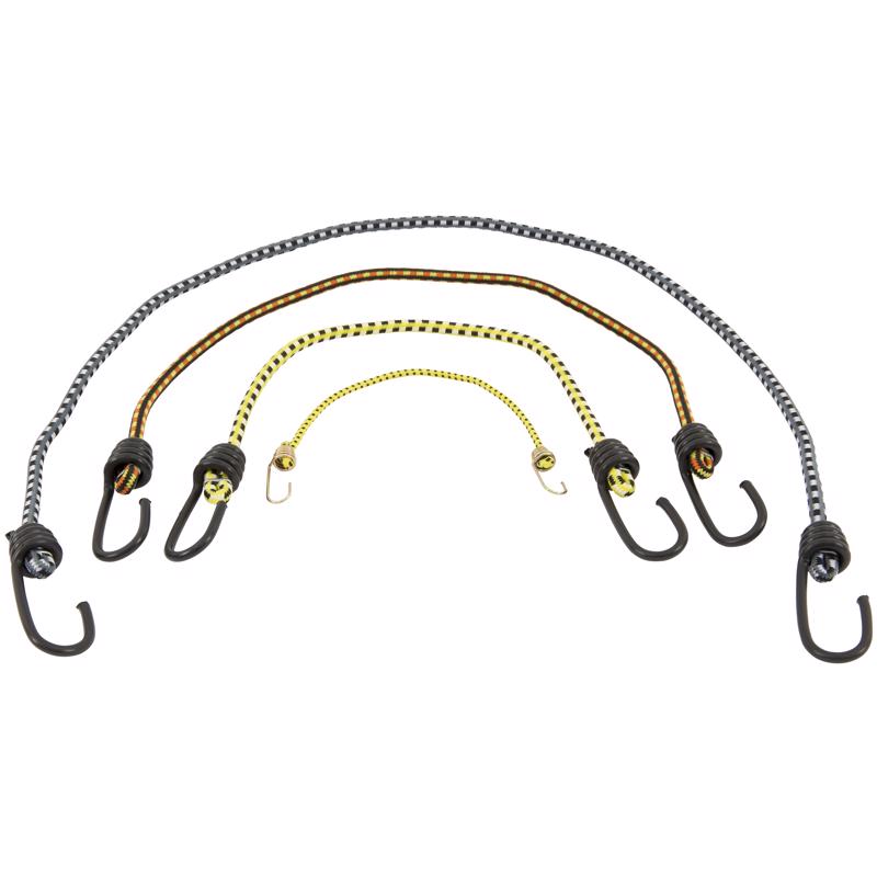 Keeper Assorted Bungee Cord Set asst in. L 12 pk