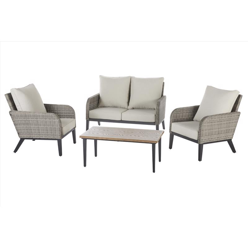 Living Accents Dayton 4 pc Steel Deep Seating Set