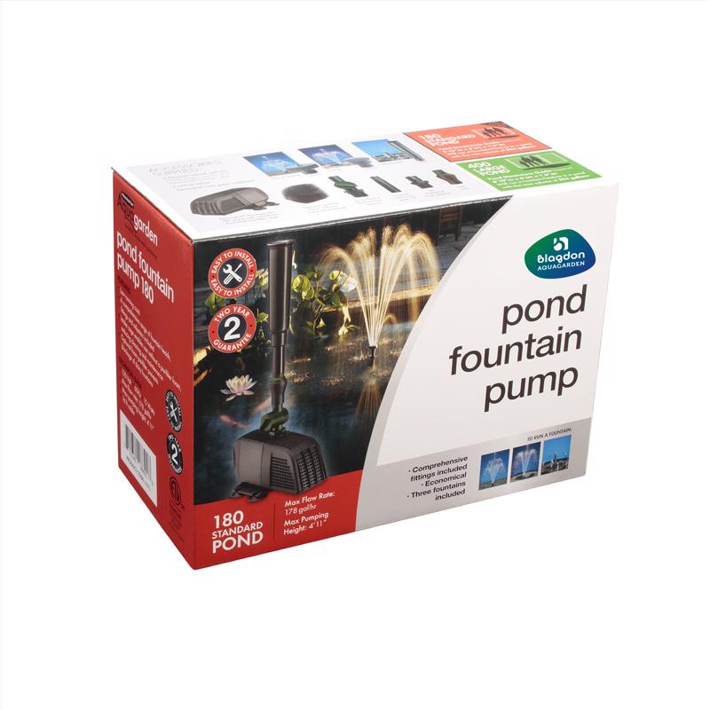 Pennington Aquagarden Plastic 180 gph Fountain Pump