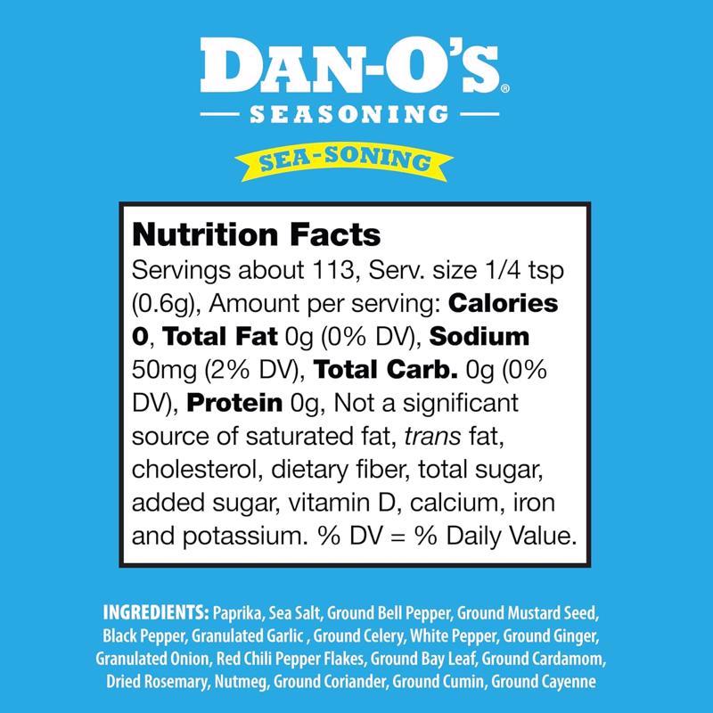Dan-O's SEA-soining Seasoning 3.35 oz