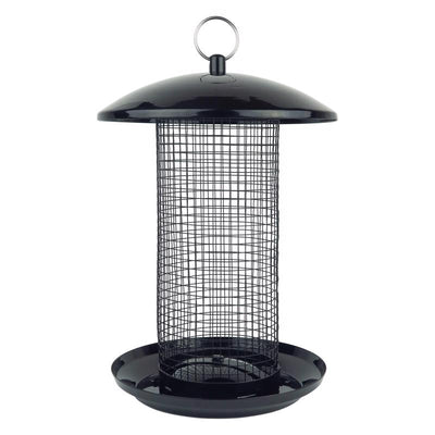 Nature's Way 2.75 qt Metal Mesh Midnight Tube Bird Feeder