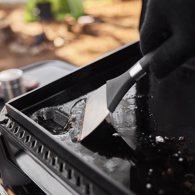 Weber Slate17" Rust-Resistant Table Top 1500531 1 Burner Liquid Propane Outdoor Griddle Black