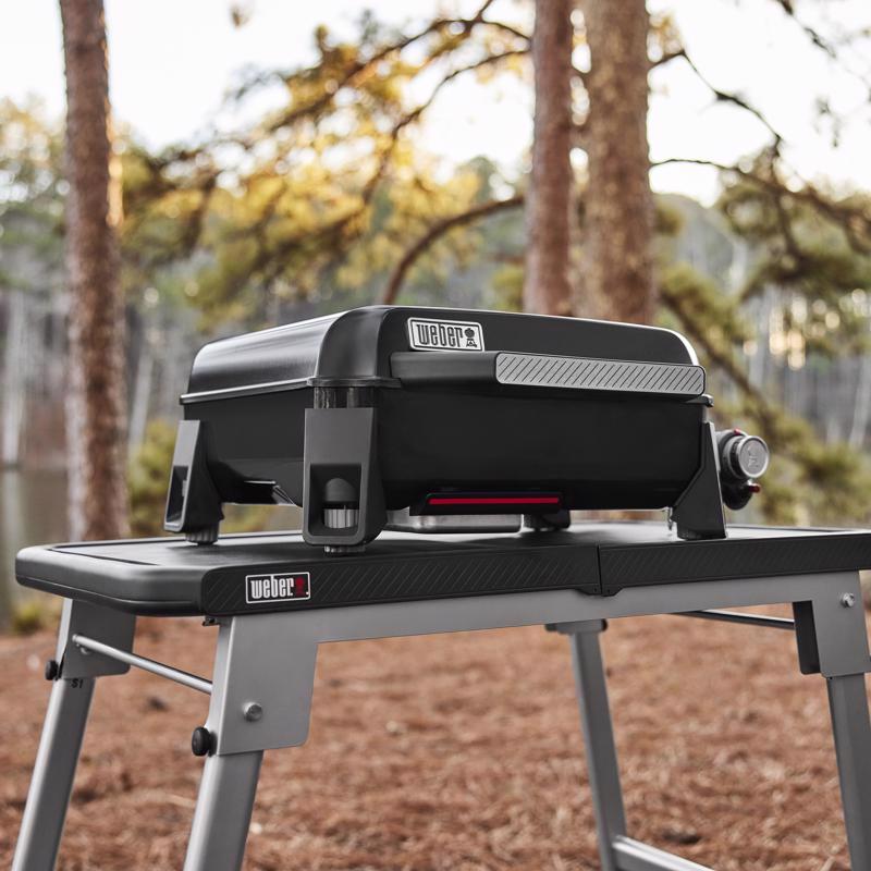 Weber Slate17" Rust-Resistant Table Top 1500531 1 Burner Liquid Propane Outdoor Griddle Black