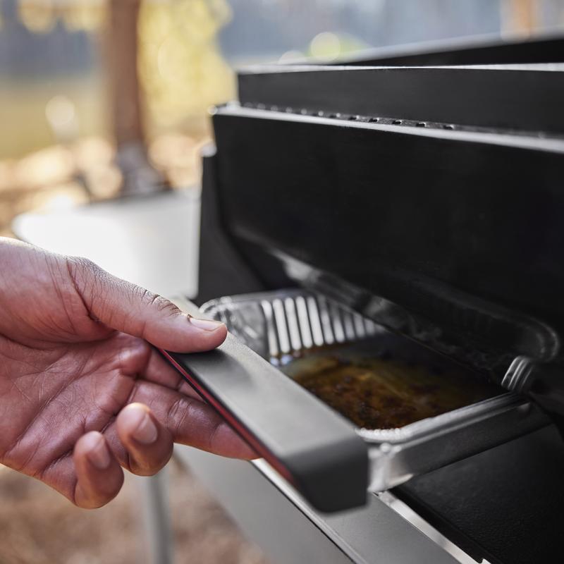Weber Slate 22" Rust-Resistant Table Top 2 Burner Liquid Propane Outdoor Griddle Black