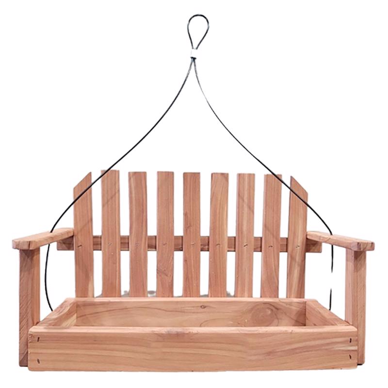 Valley Splendor Cedar Swing Bird Feeder