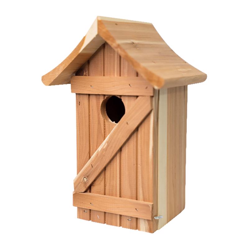 Valley Splendor 10.75 in. H Cedar Bird House