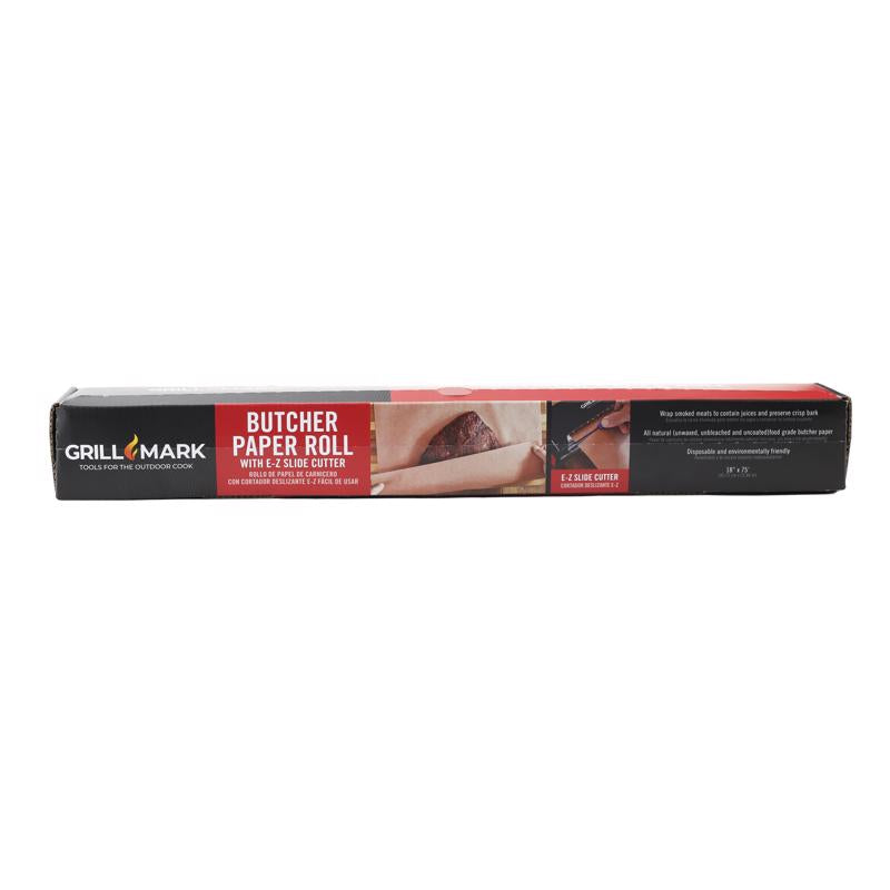 Grill Mark Wood Fiber BBQ Butcher Paper Roll 900 in. L X 18 in. W