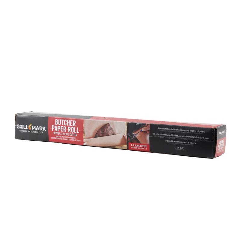 Grill Mark Wood Fiber BBQ Butcher Paper Roll 900 in. L X 18 in. W