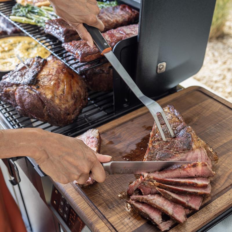 Traeger Stainless Steel Black Grilling Fork
