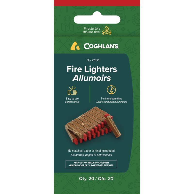 Coghlan's Red Fire Starter 5-1/2 in. H X 1-3/16 in. W X 2-1/2 in. L 20 pk