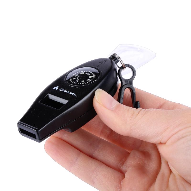 Coghlan's Black Whistle 6.875 in. H X 4.00 in. W X 0.75 in. L