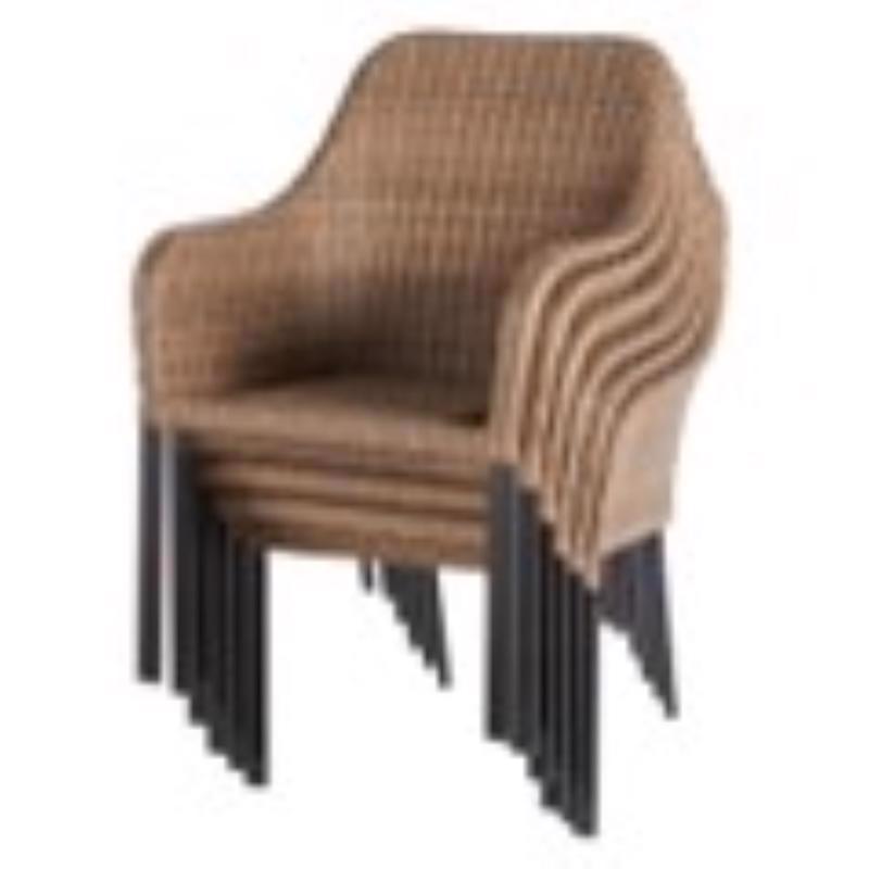 Living Accents Brown Steel Frame Dining Chair