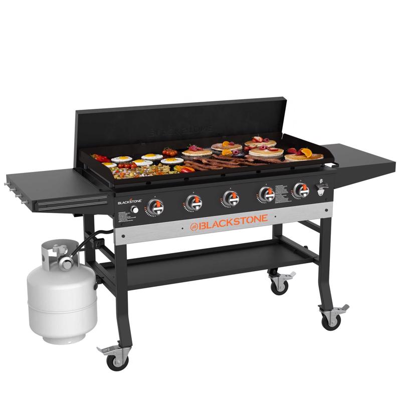 Blackstone 5 Burner Liquid Propane Griddle Cooking Station Black