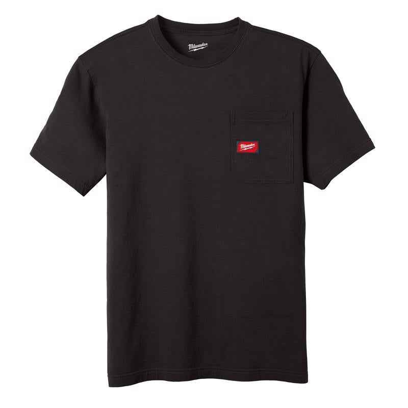 Milwaukee Gridiron M Short Sleeve Men's Round Neck Black Tee Shirt